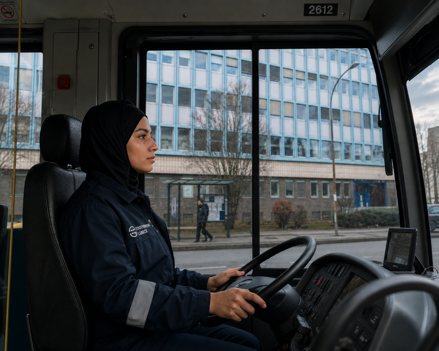 Busfahrerin im Stadtverkehr Lübeck
